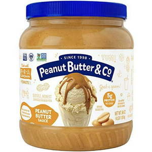 lot 348 image: Peanut Butter & Co. Peanut Butter Sauce  Peanut Butter (64 Oz) Best By June 25, 2027.