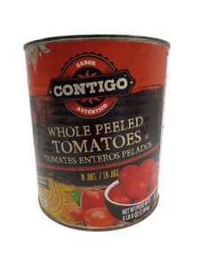 lot 355 image: Contigo Whole Peeled Tomatoes - 6lb 6oz Can. Best By June 2027.