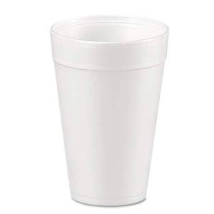 lot 717 image: ProPak Foam Drink Cups, 32oz, White, 60 Cups Included