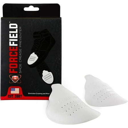lot 2784 image: Forcefield Unisex Adult Crease Protector Shoe-and-boot-toe-guards  White  Medium US