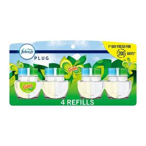 lot 694 image: Febreze Plug In Air Freshener  Odor-Fighting Scented Oil Refill (3.48FLOz Each) 4 Refills Included