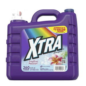 lot 702 image: Xtra Tropical Passion 260 Loads Liquid Laundry Detergent (312 FLOZ)