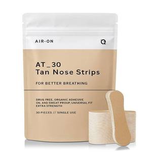 lot 768 image: AIR-ON Nose Strips (30 Count)  Nasal Strip for Breathing, Less Snoring & Sleeping Relief  Extra Strength, Wide Body  Drug-Free Adhesive, Athletic Support, Sweat & Oil Proof - TAN