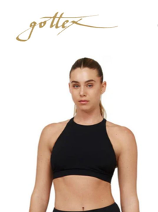 lot 776 image: Gottex Free Sport Bondi Beach High Neck Bikini Top (Size 8)