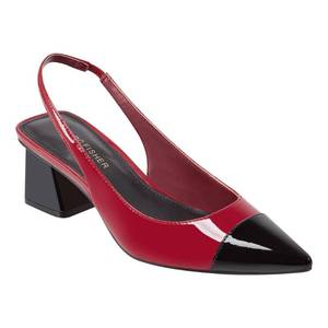 lot 800 image: Marc Fisher Womens Laglie Pump, Dark RedBlack Patent 600, 8.5