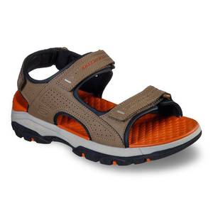 lot 801 image: Skechers Relaxed Fit Tresmen Garo Mens Sandals, Lt Brown (Size 13)