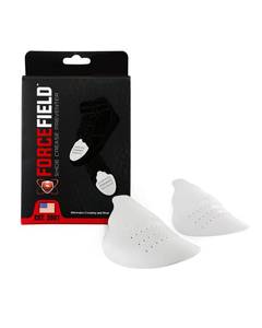 lot 802 image: Forcefield Unisex Adult Crease Protector Shoe-and-boot-toe-guards, White, Medium US