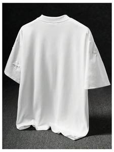 lot 814 image: Verdusa Mens Y2k Basic Tees Streetwear Casual Drop Shoulder T Shirts White XX-Large