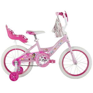Huffy Disney Princess Kids Bike Fits Riders, 16" Wheels, Pink  (Age 4-6+)