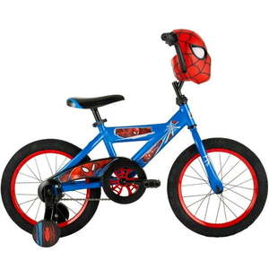 lot 907 image: Huffy Marvel Spider-Man Kids Bike, 16 Wheels, Red (Age 4-6)