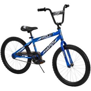 lot 911 image: Huffy Rock It Boys Bike, Royal Blue Gloss, 20 Wheels (Ages 5-9yrs) - Retail $114