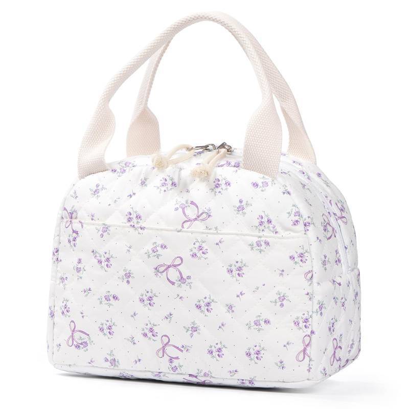 lot 397 image: GGBOVVO Lunch Bag for Women - Insulated Lunch Box Tote Bag Reusable Cooler Bag Large Capacity Leakproof Quilted Lunch Box for Work Office Picnic Travel
