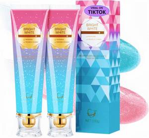 lot 823 image: 2-PACK Niacinamide Whitening Toothpaste, Kimralur Triple Whitening Intensive Niacinamides Toothpastes, Fluoride-Free Formula is Suitable for Sensitive Teeth