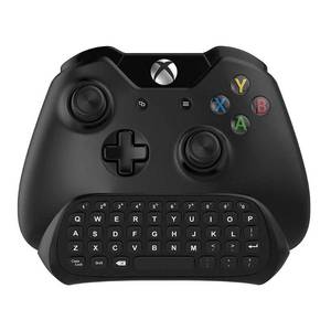 lot 837 image: Xbox One Chatpad Gaming Wireless Mini Keyboard ChatPad 2.4GHz Receiver and 3.5mm Jack for Xbox One Elite & Slim Game Controller Gamepad (Black)
