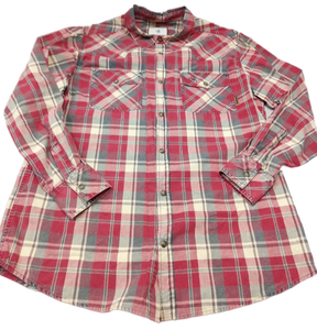 lot 920 image: Legendary Whitetails Red Plaid Button Down Shirt (Size Large)
