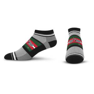 lot 941 image: For Bare Feet MiLB FORT WAYNE TINCAPS Streak No Show Sock Team Colors - Medium
