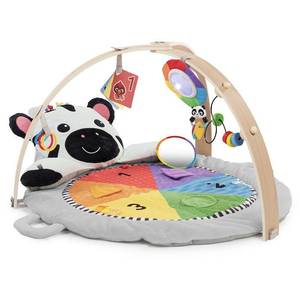 lot 16953 image: Baby Einstein Zens Activity Milestones Plush Gym Playmat - Retail $100