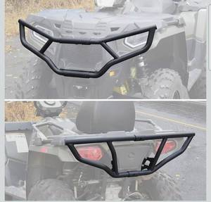 lot 17001 image: SAUTVS Front & Rear Brush Guard Bumper for Sportsman 450 570 14-20, Heavy-Duty Steel Front Rear Bumper Protector for Polaris Sportsman 450 570 Touring 2014-2020 Accessories, Replace# 2879714, 2879715 - Retail $146