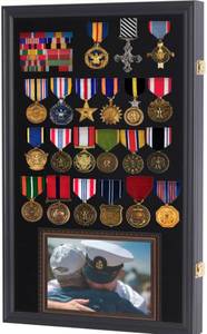 lot 17015 image: Large Pin Display Case - 25 X 16 Pin Collection Display with 98% UV Protection Acryliic Door for Military Medals, Beach Tags, Jewelry Pins, Pin Gift, Insignia Ribbons, Pin Enthusiast Collectibles - Retail $69