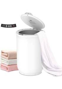 lot 17039 image: Ultra Large Capacity Towel Warmer Bucket, Rapid Heating with Timer, One-Button Digital Display Control, Safety Lock, Gifts for Him & Her, Auto Shut-Off, Fits 2 Large, Blankets, Bathrobes, PJs - Retail $99