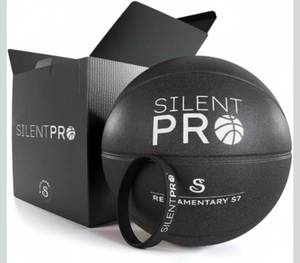 lot 17113 image: Silent Basketball �� Black Mamba �� Size 7 (29.5) �� Quiet Indoor Dribbling �� Premium Foam Basketball, Exact Shape �� Certified Child Safe �� Soundless, Noiseless Indoor Play - Retail $0