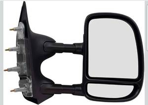 lot 17163 image: PartsFlow Manual Right Side Door Mirror For 2002-2016 Ford E-350 Super DutyE-150E-250Econoline VanEconolineE-150 Club WagonE-350 Club WagonE-150 Econoline Club WagonE-250 Econoline - Retail $77