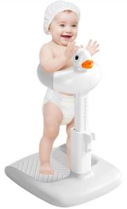 lot 17179 image: Baby Shower Stand with Anti-slip Base, Adjustable Child Stand for Shower Infant Bath Support Stand Bath Stand for Toddlers 6-36 Months (Grey) - Retail $59
