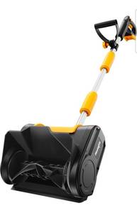 lot 17191 image: Cordless Snow Shovel Compatible with DeWalt 20V MAX Battery (Tool Only), 11 Lightweight Electric Snow Blower with 20FT Max Throw & Adjustable Handle, Snow Thrower for Driveway, Deck, Patio & Steps - Retail $119