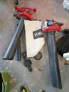 lot 81 image: Toro Ultra Electric Blower Vac works And Toro gas powered fired needs new gas and flushed