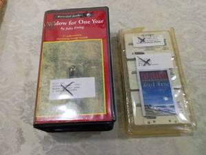 lot 89 image: A Widow for One Year by John Irving - 17 Cassette Audiobook Set and Pat Condroy Beach Music