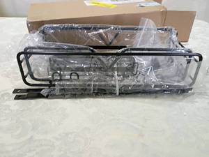 lot 103 image: Black Metal Wall Mount Towel Rack