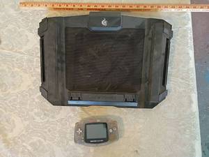 lot 139 image: Nintendo Game Boy Advance Console with THQ Game and Cooling Stand powered on but not sure game wont load