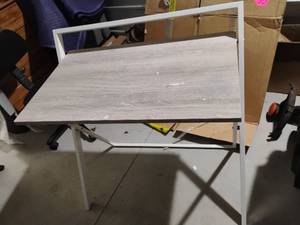 lot 107 image: Folding Table.  33 x. 32 x 20