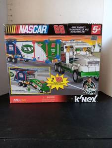 lot 127 image: Dale Jr #88 Lego Transporter Rig Building set (never opened)