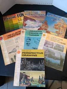lot 215 image: How to Draw books