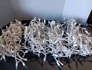 lot 271 image: 4 sets White LED String Lights