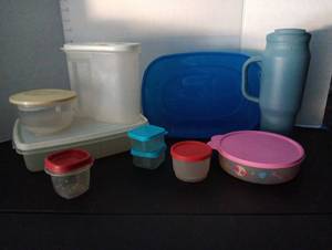 lot 327 image: Coffee thermo cup and bowls wlids