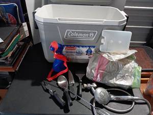 lot 360 image: Coleman Ice chest and more