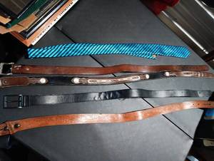 lot 433 image: Levis Strauss & co belts and more approximately 44in