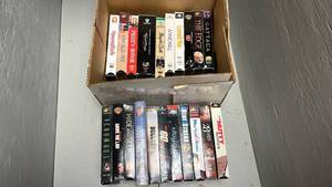 lot 847 image: Box Full of VHS Movies