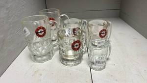 lot 878 image: A&W Root Beer Glass Mug Collection (Some Of These Do Have Chips)