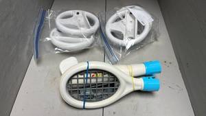 lot 880 image: Nintendo Wii Nerf Wii Sports Attachments & Mario Carts Wheels