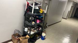 lot 1003 image: All Contents On Shelf & Around (SHELF NOT INCLUDED)