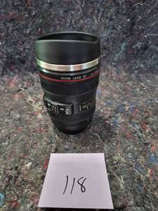 lot 18 image: Camera Lens Shaped Travel Mug