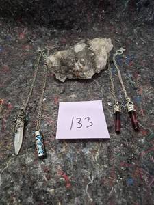 lot 33 image: Crystal Pendant Necklace Collection