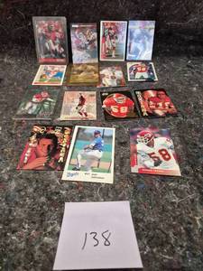lot 38 image: 1990s Kansas City Chiefs Trading Card Collection