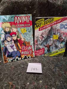 lot 42 image: Anime & DC Comics Coloring Book Bundle