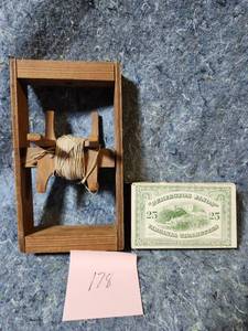 lot 78 image: John Player & Sons Tobacco Box with String Holder