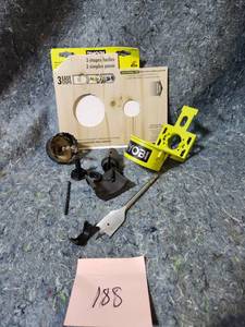 lot 88 image: Ryobi Door Lock Installation Kit with Auto-Strike Locator