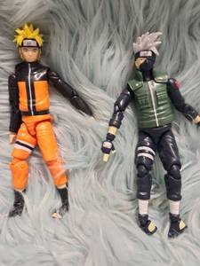 lot 113 image: Naruto and Kakashi Action Figure Set